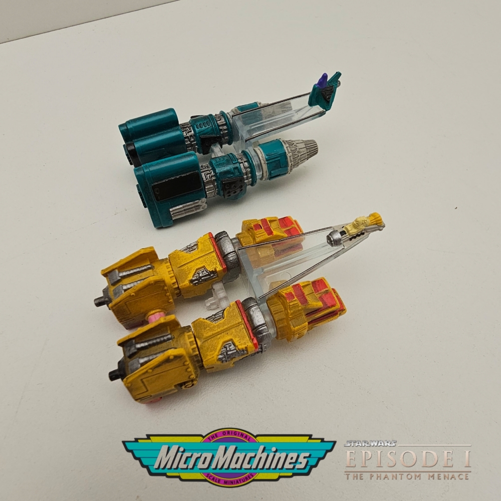 Vintage Micro Machines Pod Racers